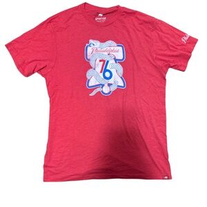 Red Philadelphia 76ers Men's Shirt